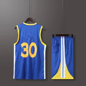 2425 Barnkläder kostym pojke flicka basket tröjor curry 30 fans spel team enhetlig träning väst och shorts 240527