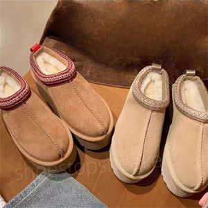 Австралийский женский сапоги дизайнер тапочки тапочки тапочки Tazz Mustard Seed Classic Ultra Mini Platform Snow Boot Boot Sawing Shoe Fur Suede Womens Winter Angle Booties 35-45