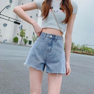 Jeans femininos fazem calças de shorts pequenos de cowboy da perna xia kuo super calça insp a cintura uma palavra