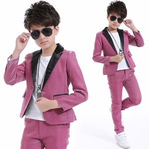 Stage Wear 2021 Kids Jazz Dance Costumes Boys Ballroom Dancing Pink Suit Hip Hop Outfit QERFORMANCE Children'S Clothing DNV10050 299j