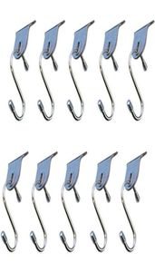 Hooks Rails Pack of 10 tente salladı Set Universal Camping Motherhomes çadır askıları için kanca askısı ile kit9712710