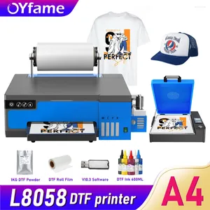 Stampante Oyfame A4 DTF per XP600 Macchina da stampa Impresora de Transfer con circolazione di inchiostro bianco