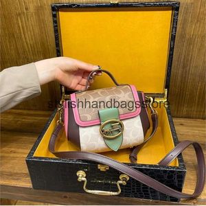 Cross Body Neue minimalistische und modische kleine Handtaschen im Kontrastfarben für Frauenhandtaschen Designer High-End-Sensory-Handtaschen 109 H240527