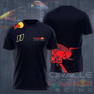 사이클링 셔츠 탑 2024 새로운 F1 레이싱 슈트 팀 여름 짧은 슬리브 남성 둥근 목 티셔츠 문화 셔츠 커스터마이징