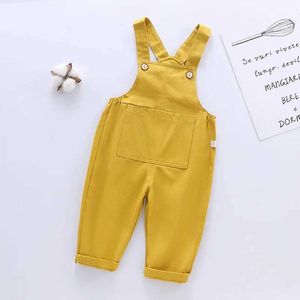 Overalls ROMPERS NETTE BLACHE MÄDCHEN SOLLTER DENIM ONTERSITE 2024 Kleidung Kleinkindtaschen Hose Spitzenmädchen Casual Jacke WX5.26