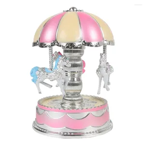 Decorative Figurines Dessert Table Decoration Rich And Colorful Carousel Perfect Gift High Quality Smart Design Christmas Music Box Lovely