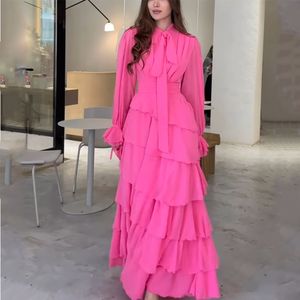 Long Sleeve Evening Dresses Long A Line Prom Dress Elegant Chiffon Formal Party Gown for Women