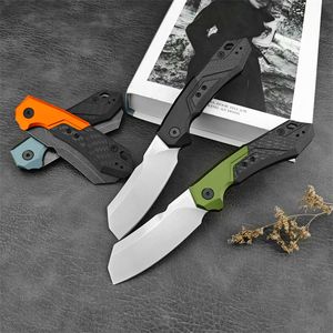 Новый запуск KS 7850 14 автоматическое складное нож D2 Blade Blade Алюминиевая ручка Автоматическая карманная ножа.