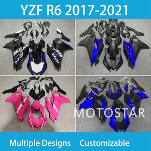 Бесплатная индивидуальная обстановка для YZFR6 2017-2018-2019-2022 2023 год Yamaha YZF R6 17-23 100% Fit Incection Motorcycle Magscle Kit комплект ABS Пластиковый байт для бодибиллера Motobike39