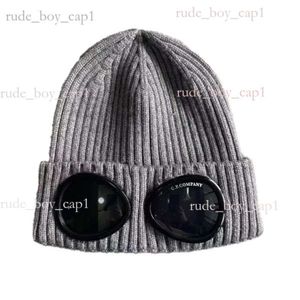 Cp Hat Caps Men's Designer Ribbed Knit Lens Hats Women's Extra Fine Merino Wool Goggle Beanie Official Website Version Cp Companys Hat Cp Comany Hat 752