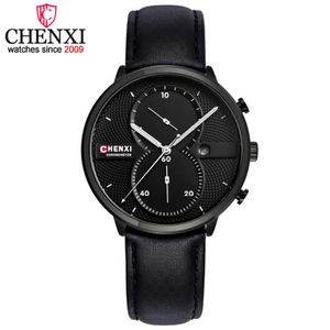 Chenxi Relogio Masculino Man Assista Chronógrafo Mens relógios Top Brand Luxury Sports Watches Men Clock Quartz Wristwatch masculino Novo 267k