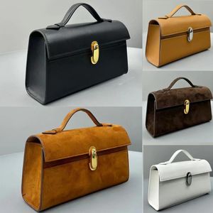 حقيبة Savette من جلد الغزال ناعم المصمم حقيبة يد مصممة رجعية القابض.