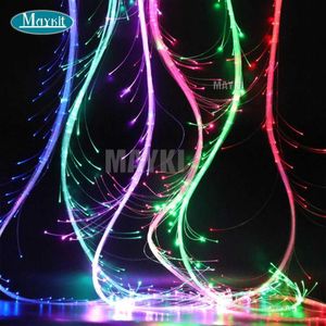 LED Rave Toy 360 ﾰ girevole pixel pro a LED Fibra Optic Dance Space Whip illumina i giocattoli Carnival D240527