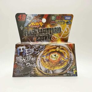 4D Beyblades Takara Tomy Beyblade Metal Battle Fusion Top BB126 Flash Skyttario 230wd 4D med lätt lansering N3YR