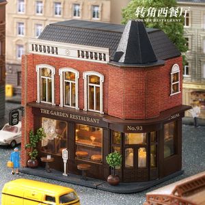 Diy Mini Wooden Dollhouse With Furniture Light Doll House Casa Miniature Items maison For Toys Birthday Gifts 240518