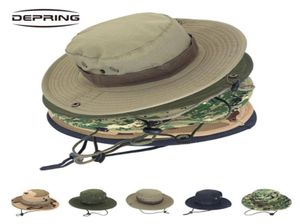 Utomhushattar Combat Camouflage Hat Military Boonie Bush Jungle Sun Handing Fishing Hunt Caps For Men beanies6941323