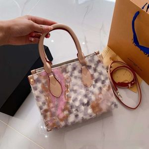 Luis Viton Bag Cross Border Louiseviution Bag 2024 New Donkey Bag Luxury Fashion And Versatility One Shoulder Diagonal Cross Tote Bag With Classic Printed Wor 905