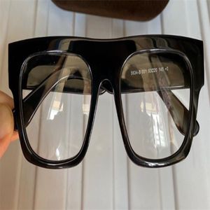 Fausto 5634 Black Block Eyecysulasses Frame Lens Lens Men Gafas de Sol occhiali da sole occhiali con scatola 284d