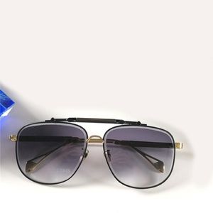 Top K gold men eyewear car special glasses square titanium frame top quantity outdoor uv400 sunglasses THE OBSERVER II top quality hot 277c