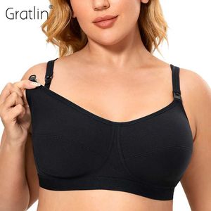 La maternità intimata donne in gravidanza Supporto per il miglioramento del seno reggiseno traspirante plus size di biancheria intima di cotone morbida D240527