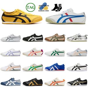 Top OG Original Tigers Cloud Chaussure Designer Casual Shoes Platform Vintage Tiger Mexico 66 Leather Trainers Luxury Womens Mens Silver Outdoor Sports Sneakers