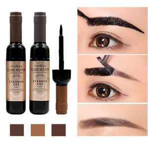 Rött vin skalar av ögonbryn gelvattentät långvarig semipermanent tatuering brow mascara svart kaffe grå klassisk ögon makeup4002717