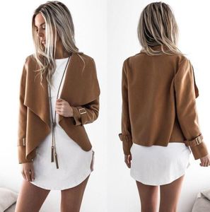 Female jacket fashion designer spikes coats jackets coat womens clothing Fleece coat for women spring clothing sweater styles Oute5702620