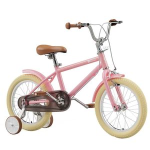 Bikes Ride-Ons 16/20 Inch Childrens Bicycles High Carbon Steel Frame Sensitive Dual Brake Anti Slip Tires Soft And Comfortable Seats Y240527