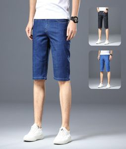 Herren Neuankömmlinge zerrissen gestickte Denim -Shorts Sommer Fashion Jeans Jugend HipHop Hosen Größe 28421803384