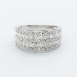 Anpassade smycken Natural Diamond Gold Wedding Rings