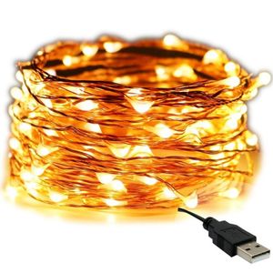 Strings USB LED LED Christmas String Light Wedding Decoration Party Lights Copper Wire Fairy 231g