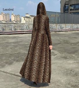 Kobiety Lopard Print Trench Płaszcz Ożyści Vintage Wąż Patent pojedynczy piersi Slimed Tail Cardigan Streetwear Ourowear Coats8628391