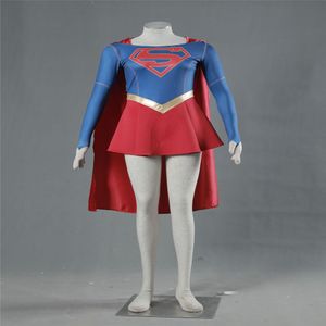 Supergirl Cosplay Halloween kostiumy 244J