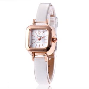Wholesale Small Dial Womens Students Watches Quartz Watch Multicolour Leather Strap Temperament Girls Wristwatches 309y