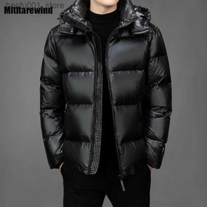 DOWN DOWN PARKAS SHINING SHINY BLACK E GOLD DOW DOUL MENS MENTRO INVERNO SPESSO 50% Grigio Duck Q240527