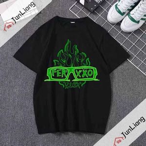 T-shirty męskie feid ferxxo damskie koszulka nitro jam tour T-shirt RAP Singer T-shirt 90S Męskie top T-shirt Ferxxo J240527