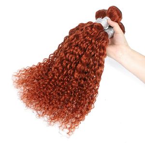 Malaysiskt mänskligt hår 350# färg rak kinky curly 3 buntar dubbel wefts vattenvåg lös våg 10-32 tum abvkx