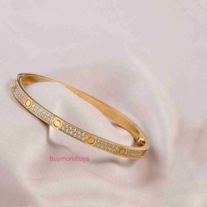 Designer Screw Bangle Bracelet Fashion Jóias de luxo cuidador original da moda 18k diamante de ouro para homens Bracelets de unhas Bracelete de jóias de prata 42CO