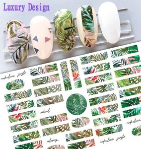 Decalques de adesivos de unhas Dicas de arte Manicure Adesives Designer de luxo2411301