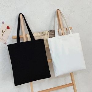 Storage Bags 5 Pcs Natural Cotton HandBag Canvas Tote Shoulder Reusable Vegetable Crossbody Bag