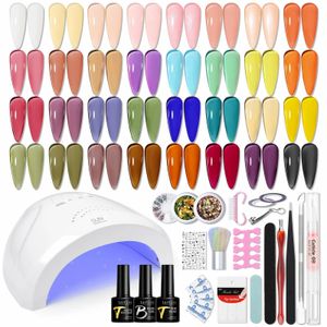 Set di chiodi gel smalto set di unghie con asciugacapelli a LED UV Set di manicure set semi di vernice set di vernici per la nail arriscono kit 240527 240527