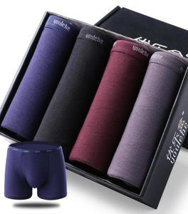 Mutandine maschile mutandine sexy Boxer Botton Boxershorts Men Cuecas Boxer Shorts Mens Underware 4PCSlot3448961