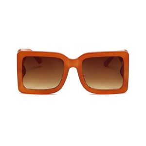 Ретро летние солнцезащитные очки женская квадратная большая рама винтажные очки мода Мужчины Женщины дизайнерские солнцезащитные очки 254E