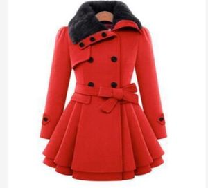 Nowa wełniana kurtka Bowknot Kobieta długa sekcja Koreańska 2018 jesień zima szczupła wełniana płaszcz ciepły płaszcz 2018 Moda plus rozmiar 41701185