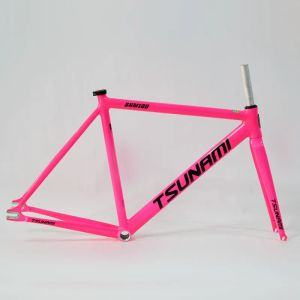 Tsunami SNM100 REMERSET 700C ALUMINIUM FIXT VÄGRAM OCH FORK TRACK FIXIE Bike 49cm 52cm 55cm 58cm Single Speed ​​Bicycle Parts