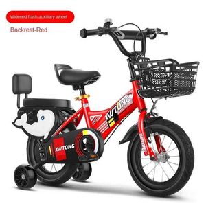 Bikes Ride-ons Children Bicycle Boys Girls Girls 14/12/16/18 pollici Bike per bambini Bike Baby Lightweight Sport Bicycles con ruota ausiliaria lampeggiante Y240527