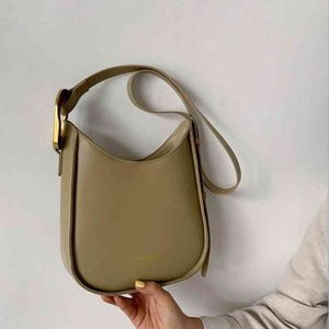 여성 어깨를위한 빈티지 단색 버킷 가방 2021 패션 브랜드 크로스 바디 가방 레이디 디자이너 PU 핸드백 및 지갑 H0929 325O
