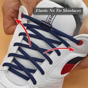 Peças de sapatos elástica sem amarração cadarços de cadarços semicírculos para crianças e tênis de metal para adultos sapateiros de bota de bota preguiçosa