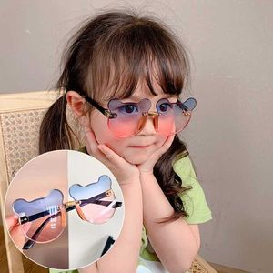 Occhiali da sole Childrens Glasshi a forma di orso di moda Girl Cartoneon Visor Driver Anti Glare Boy WX5.23QW8H