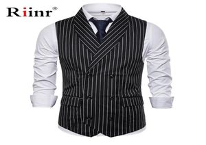 British Style Vest Men Slim Fit Business Mens Dress Vests Ny ankomst Herringben Bröllopsdräkt Manlig väst Gilet Homme LJ2011049167619